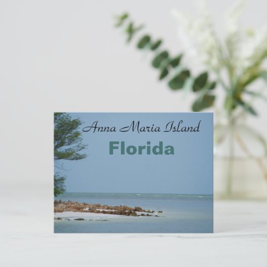 Anna Maria Island, briefkaart van Florida (Staand voorkant)