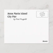Anna Maria Island City Pier Briefkaart (Achterkant)