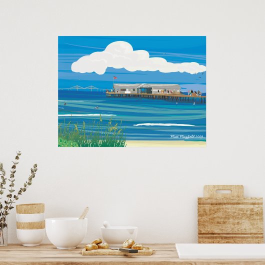 Anna Maria Island City Pier Poster (Keuken)