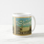 Anna Maria Island Coffee Mok Beach Vintage (Voorkant rechts)