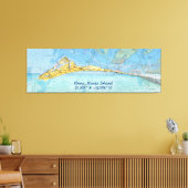 Anna Maria Island Digital Art Montage Canvas Afdruk (Insitu (Woonkamer))