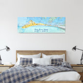 Anna Maria Island Digital Art Montage Canvas Afdruk (Insitu (Slaapkamer))