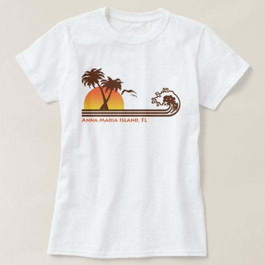 Anna Maria Island FL T-shirt (Design voorkant)