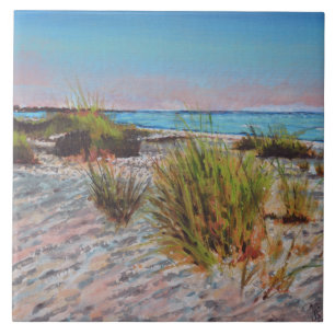 Anna Maria Island, Florida Beach Painting Tegeltje