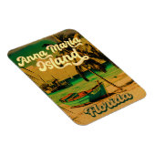 Anna Maria Island Florida Beach Retro Souvenir 60s Magneet (Rechterzijde)