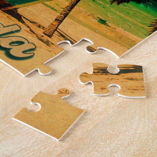 Anna Maria Island Florida Beach Retro Souvenir Legpuzzel (Zijkant)