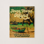 Anna Maria Island Florida Beach Retro Souvenir Legpuzzel (Verticaal)