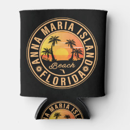 Anna Maria Island Florida Beach Retro Sunset 60s Blikjeskoeler