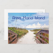 Anna Maria Island Florida Bradenton Beach foto Briefkaart (Voorkant / Achterkant)