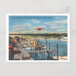 Anna Maria Island Florida docks Briefkaart