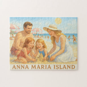 Anna Maria Island Florida Familie Vakantiepuzzel Legpuzzel