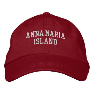 Anna Maria Island Florida geborduurde honkbalhoed Pet