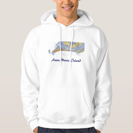 Anna Maria Island Florida Nautical Chart shirt (Voorkant)