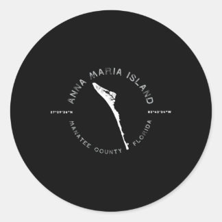 Anna Maria Island Florida Ronde Sticker