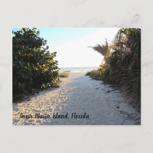 Anna Maria Island Florida - strand - zon Briefkaart (Voorkant)