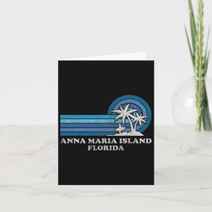Anna Maria Island Florida Vintage Familie Zomer Va Kaart