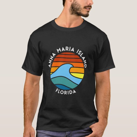Anna Maria Island Florida Wave T-shirt (Voorkant)
