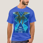Anna Maria Island Palm Tree T-Shirt (Voorkant)