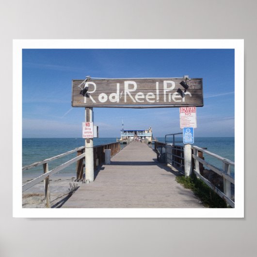 Anna Maria Island Pier Poster (Voorkant)