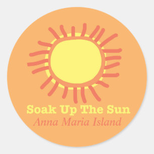 Anna Maria Island Soak Up the Sun Sticker
