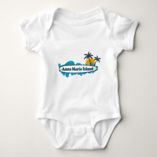 Anna Maria Island - Surf Design. Romper