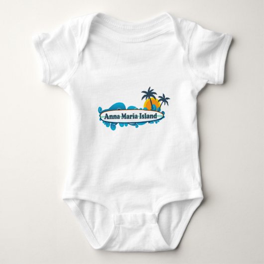Anna Maria Island - Surf Design. Romper (Voorkant)