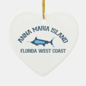 Anna Maria Island - Vist Design. Keramisch Ornament (Voorkant)