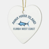 Anna Maria Island - Vist Design. Keramisch Ornament (Links)
