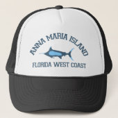 Anna Maria Island - Vist Design. Trucker Pet (Voorkant)