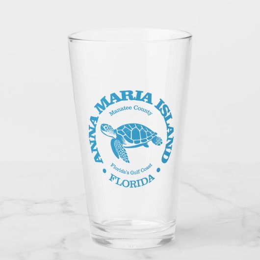 Anna Maria Island (zee schildpad) Glas (Voorkant)