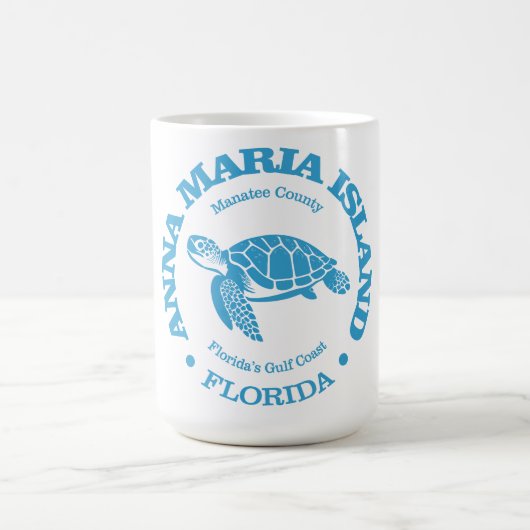 Anna Maria Island (zee schildpad) Koffiemok (Center)