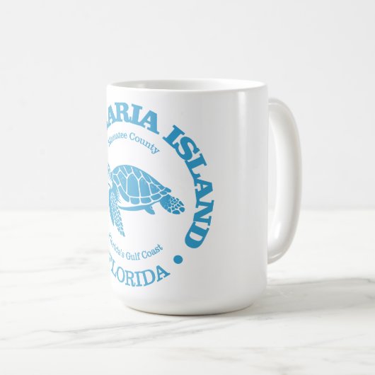 Anna Maria Island (zee schildpad) Koffiemok (Voorkant rechts)