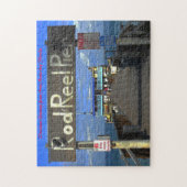 Anna Maria-sleutel Florida. Kerstgroeten Legpuzzel (Verticaal)