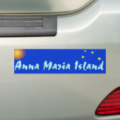 Anna Maria Stars en Sun Bumpersticker (Op auto)