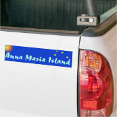 Anna Maria Stars en Sun Bumpersticker (Op Truck)