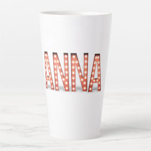 Anna Marquee Licht   Latte Mok
