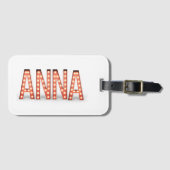 Anna Marquee Lights Bagagelabel (Voorkant (horizontaal))