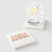 Anna Marquee Lights Stenen Onderzetter (Zijkant)