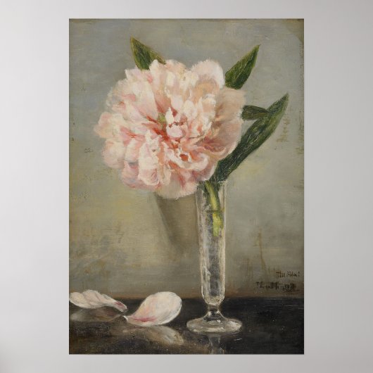 Anna Munthe-Norstedt Still Life with a Peony Poster (Voorkant)