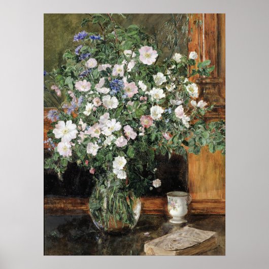  Anna Munthe-Norstedt Wild Briar-Rozen Poster (Voorkant)