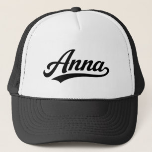 Anna naam eerste laatste familie geschenken trucker pet