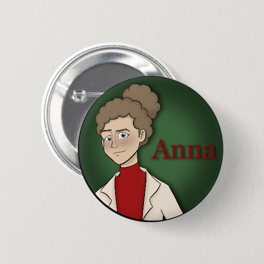 Anna O'Brien Knop Ronde Button 5,7 Cm (Voorkant /achterkant)