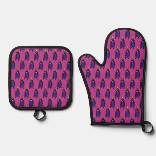 Anna Oven Mitt & Pot Holder Set (Voorkant)