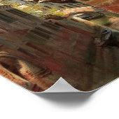 Anna Passini op het balkon door Ludwig Passini Poster (Hoek)