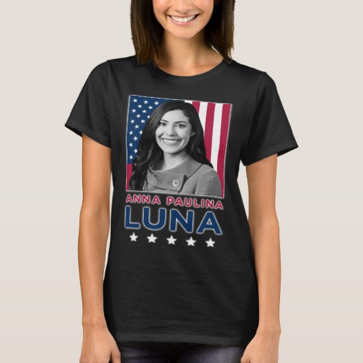 Anna Paulina Luna Conservatief Vertegenwoordiger v T-shirt (Voorkant)