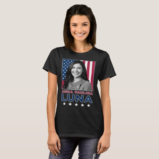 Anna Paulina Luna Conservatief Vertegenwoordiger v T-shirt (Voorkant volledig)