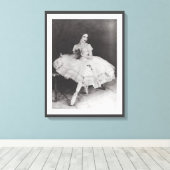  ANNA PAVLOV BALLERINA GISELLE BALLET PRINT (Insitu (Houten vloer))