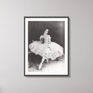  ANNA PAVLOV BALLERINA GISELLE BALLET PRINT