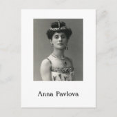 Anna Pavlova Briefkaart (Voorkant)