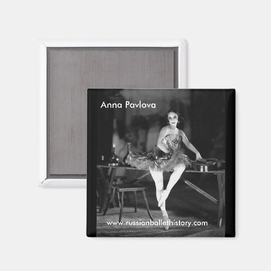 Anna Pavlova Magnet (Voorkant / Achterkant)